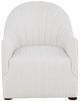 Fairfield® Sutton White Quilted Channel Back Lounge Chair-1