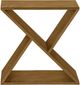 Monarch Specialties Inc. Dark Taupe Veneer Narrow Storage Accent Table-2