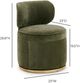 TOV Furniture Amaya Green Swivel Desk Chair-2