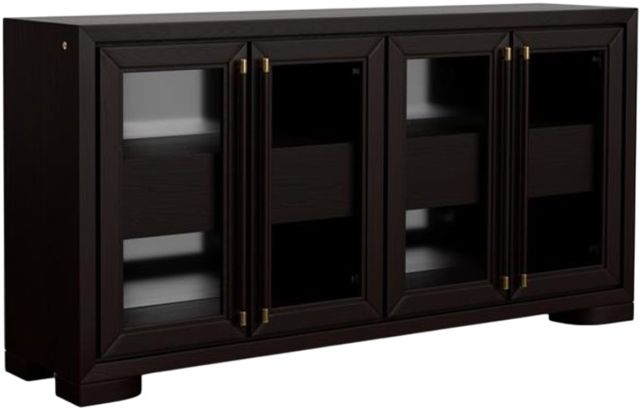 Riverside Furniture Lydia Dark Cabernet Display Sideboard-0
