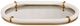Uttermost® Cyprus Brass/White Oval Tray-2