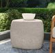 Classic Home Britney Light Gray Concrete Outdoor End Table-1