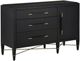 Currey & Company Verona Lacquered Black Linen/Champagne Chest-0