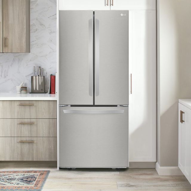 LG 30" 21.8 Cu. Ft. Stainless Steel French Door Refrigerator-2