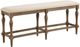 Winners Only® Augusta Rustic Brown/Vanilla Bench-0