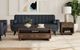 Elements International Brisbane Brown Coffee Table with Casters-1