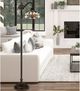 CAL Lighting & Accessories Tiffany Bronze Floor Lamp-3
