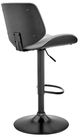 Armen Living Brock Gray/Black Adjustable Bar Stool-2