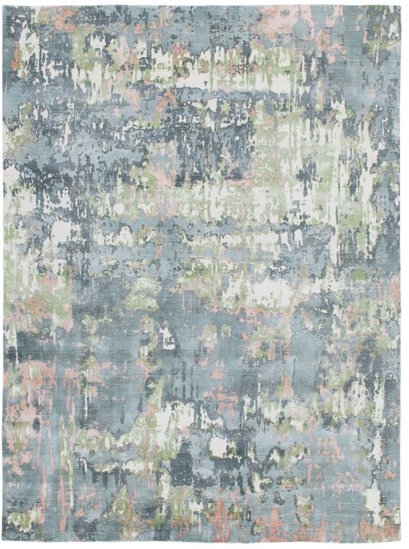 LR Home Calypso Blue/Pink 6'x9' Area Rug-0