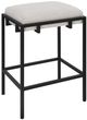 Uttermost® Paradox Black/White Counter Stool-0