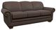 La-Z-Boy® Mackenzie Cognac Leather Sofa-0