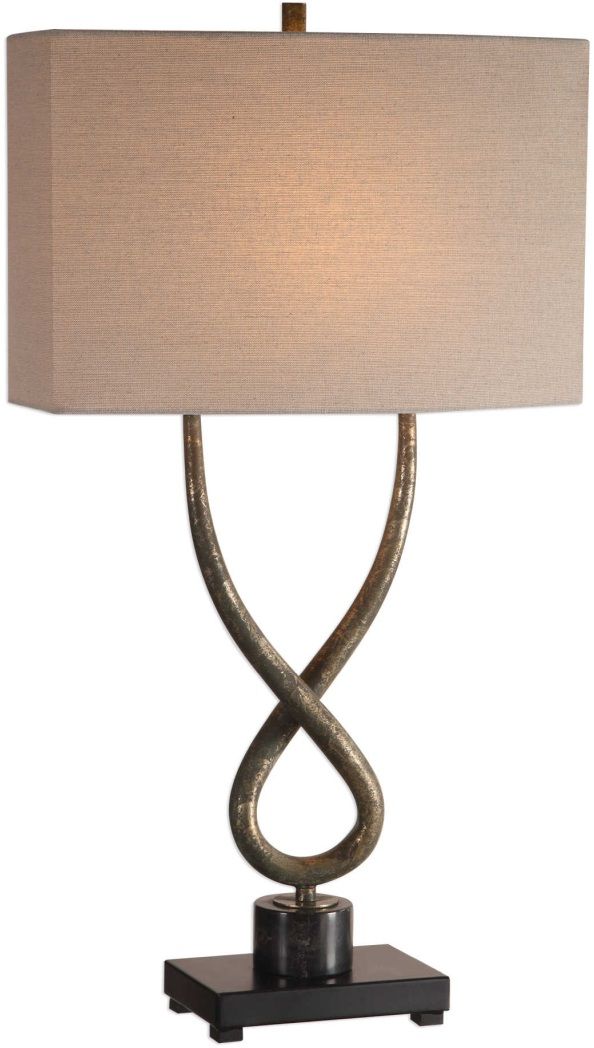Uttermost® Talema Silver Leaf Table Lamp-0
