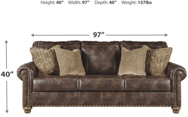 Signature Design by Ashley® Nicorvo Coffee Sofa-1