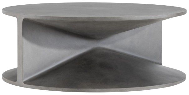 Bernhardt Sintra Bernhardt Exteriors Iron Gray Concrete Outdoor Cocktail Table-0