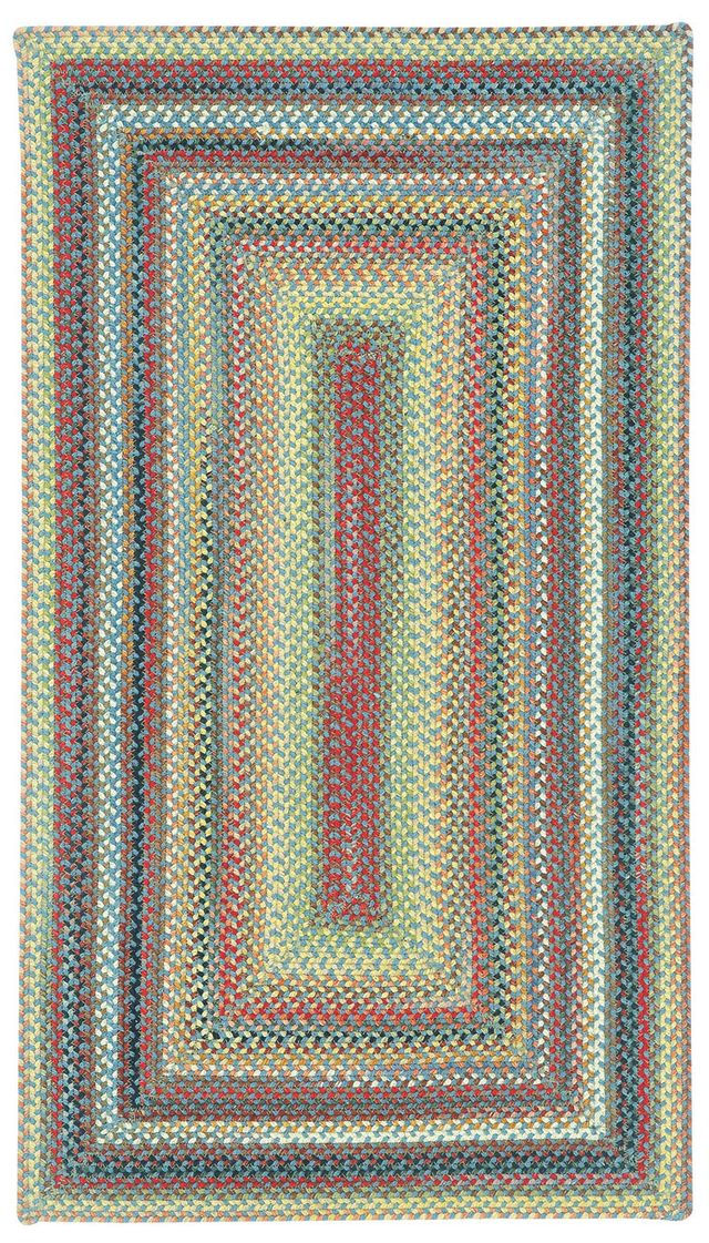 Capel Rugs Americana Colony Blue 27" x 9' Concentric Runner Rug