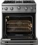 Viking® 5 Series 30" Damascus Gray Pro Style Natural Gas Range-1