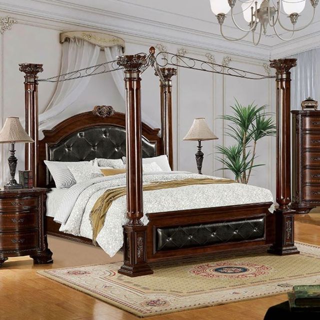 Furniture Of America® Mandalay Five Piece Queen Bedroom Set-1