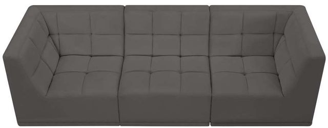 Meridian Furniture Relax Grey Velvet 98" Modular Sofa-2