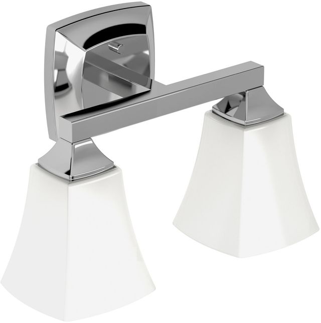 Moen® Voss™ Chrome Two Globe Bath Light-0