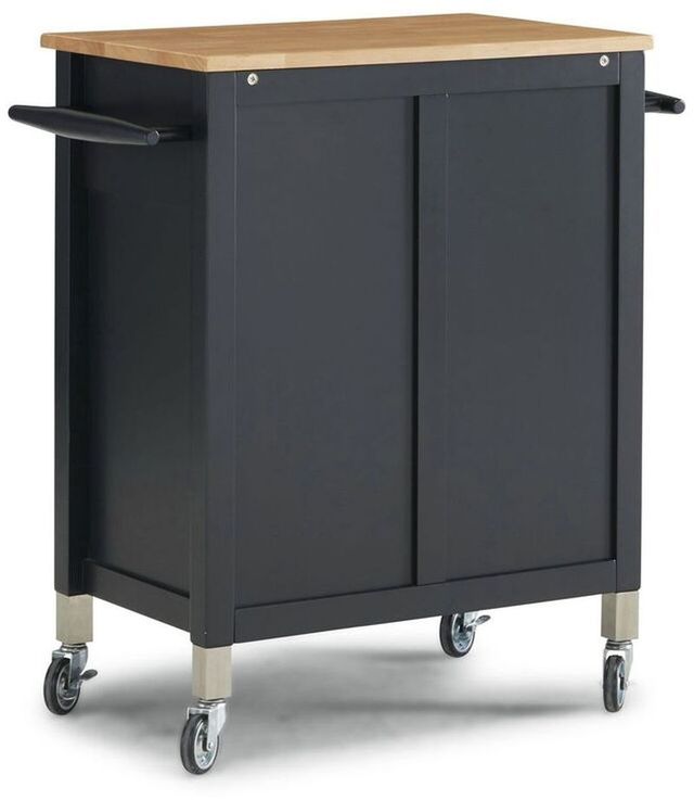 homestyles® Dolly Madison Black Kitchen Cart-4