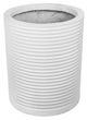 A & B Home White 22" Cylinder Cement Planter-0