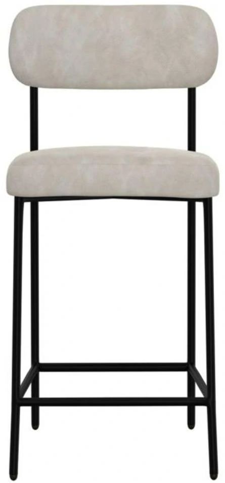 International Furniture Direct Seating Black/Ivory 43" Bar Stool-2