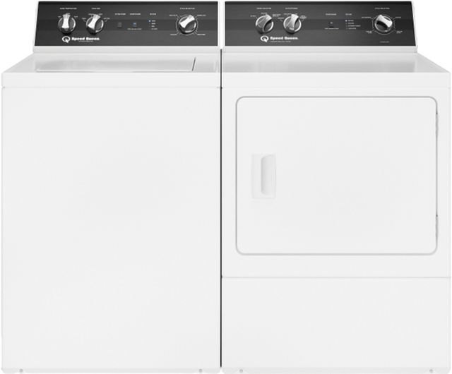 Speed Queen® White Laundry Pair-0
