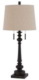 Cal® Lighting & Accessories Torrington Rustic Iron Table Lamp-0