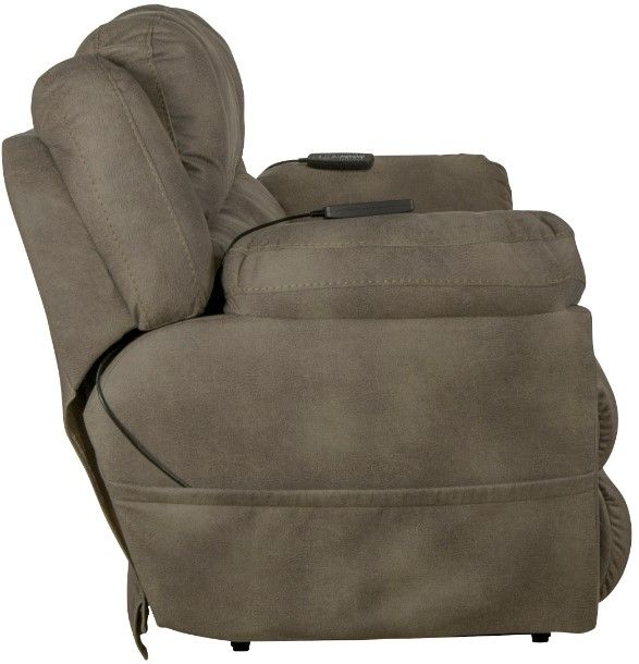 Catnapper® Flynn Fig Power Lay Flat Reclining Sofa with Power Adjustable Headrest and Lumbar and Dual Heat and Massage-3