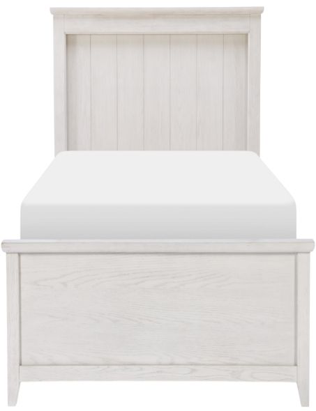 Legacy Kids Teen Ashton Bleached Linen Twin Youth Panel Bed-2