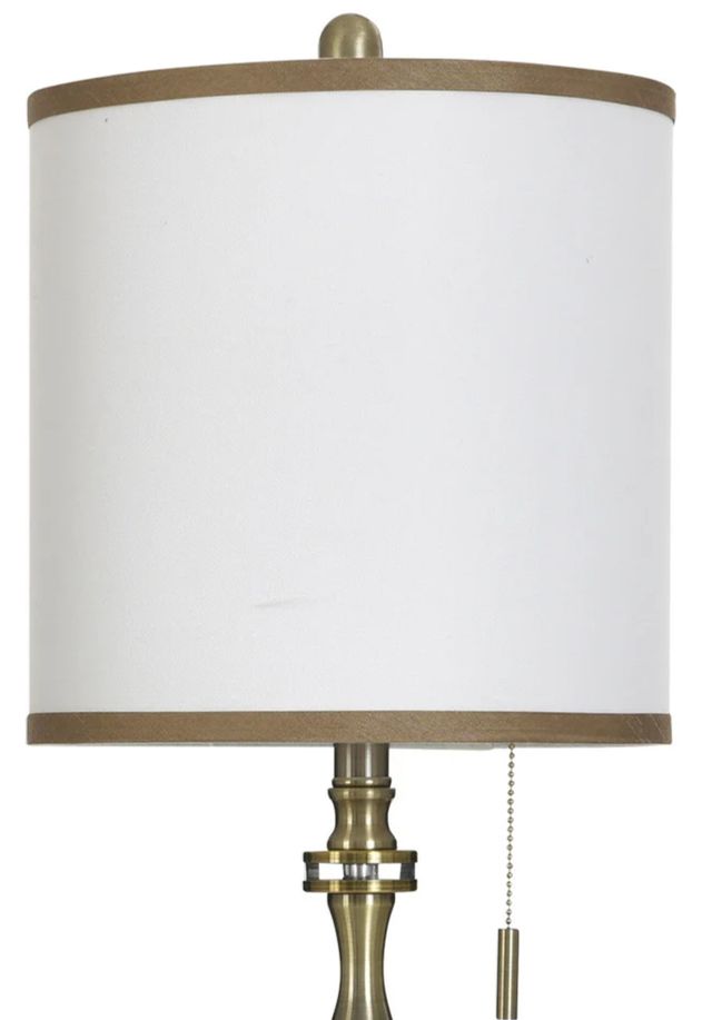 Stylecraft Pedestal Gold Buffet Lamp-1