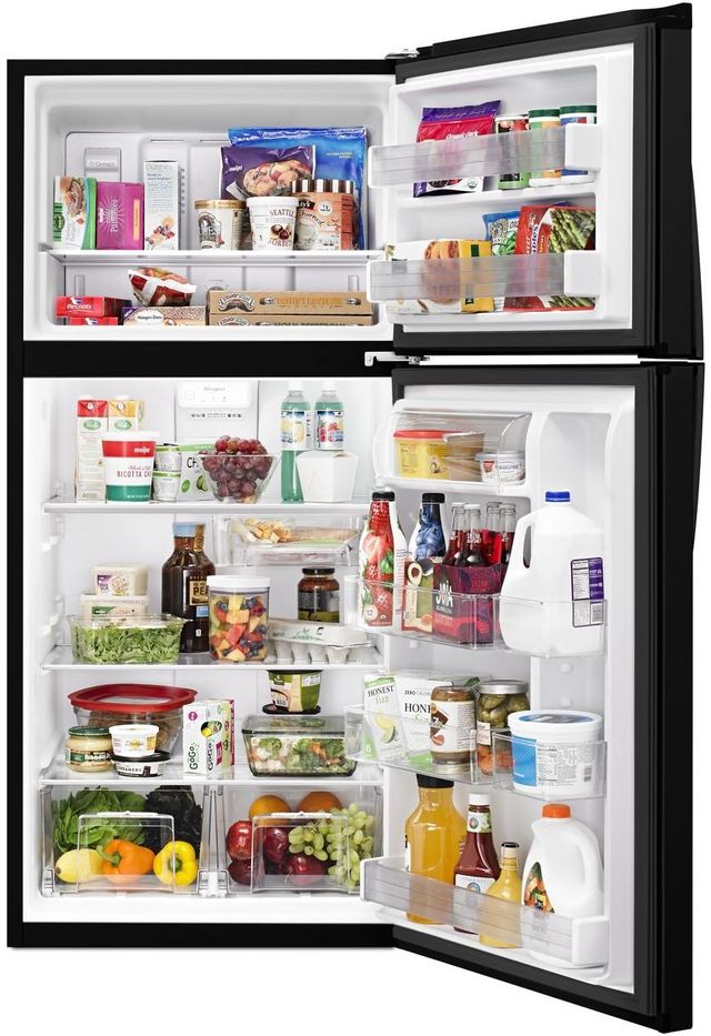 Whirlpool® 30 in. 19.2 Cu. Ft. Black Top Freezer Refrigerator-6