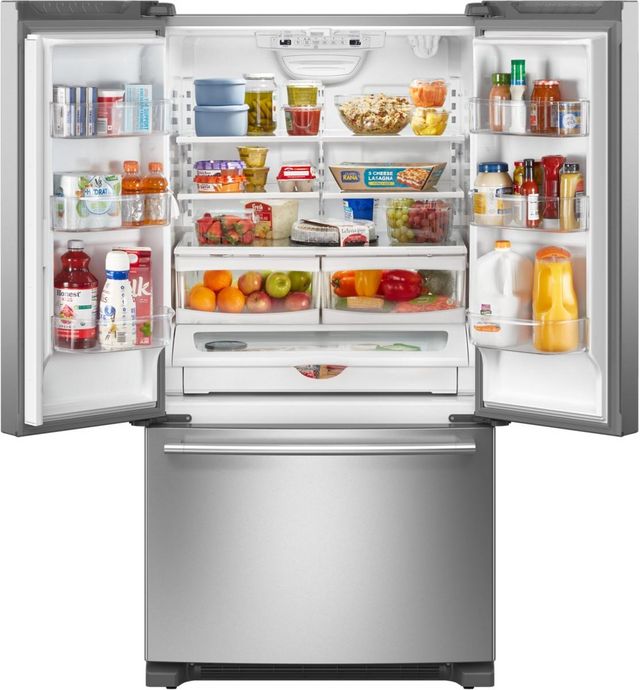 Maytag® 36" 25.0 Cu. Ft. Fingerprint Resistant Stainless Steel French Door Refrigerator-2