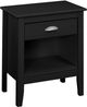 Titus Furniture Black Nightstand-0