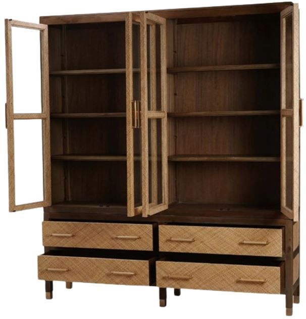 Bramble Customizable Kagu Display Cabinet-4