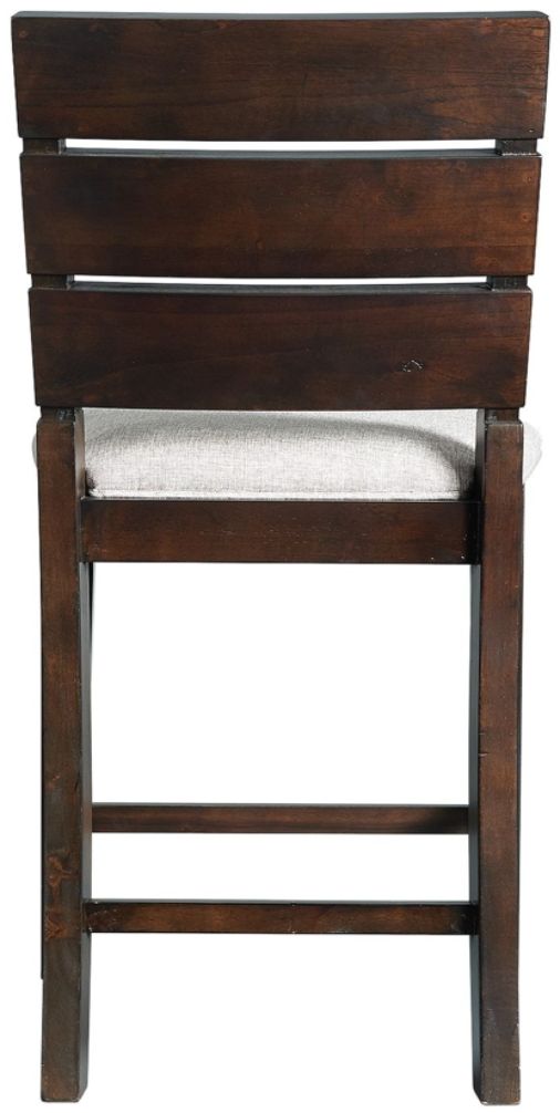 Elements International Cato Espresso Counter Dining Chair-3