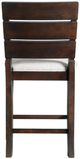 Elements International Cato Espresso Counter Dining Chair-3