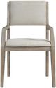 Riverside Furniture Intrigue 2-Piece Gray/Hazelwood/White Upholstered Dining Arm Chair Set-1