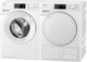 Miele Front Load White Laundry Pair with WXD160WCS 24" Smart Classic Washer and TXD160WP 24" Electric Solid Door Dryer-0