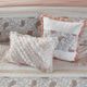 Olliix by Madison Park 9 Piece Blush King Dawn Cotton Percale Comforter Set-5