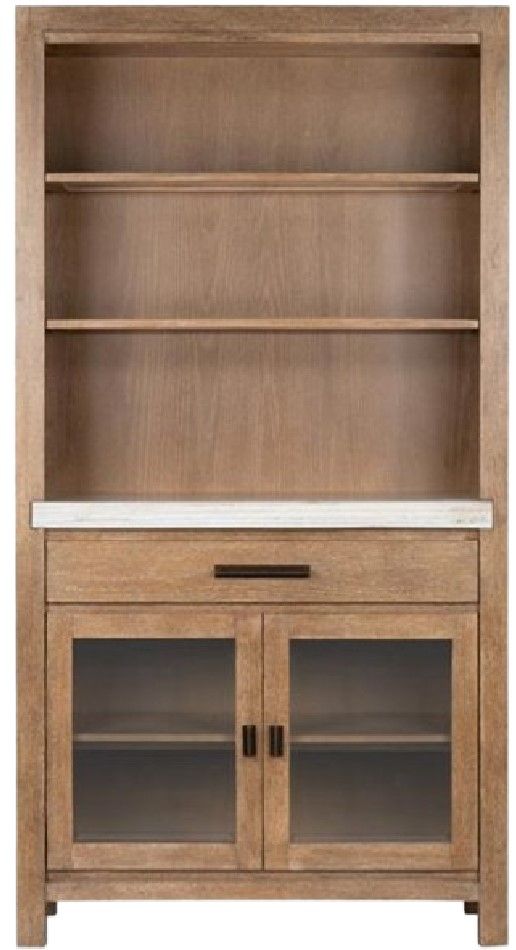 Magnussen Home® Plum Creek Sierra Brown Display Cabinet-1