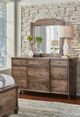 Urban Collections by Yutzy Woodworking Montour Cappuccino/Maple Dresser-1