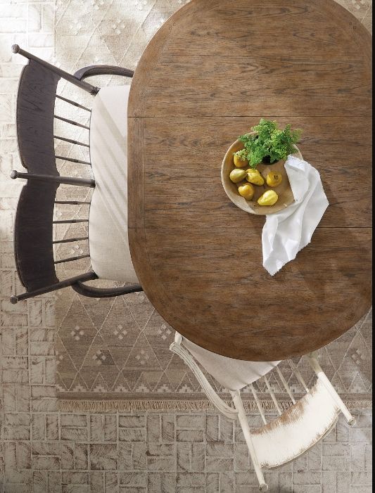 Hooker® Furniture Americana Biscuit/Molasses Dining Bench-1
