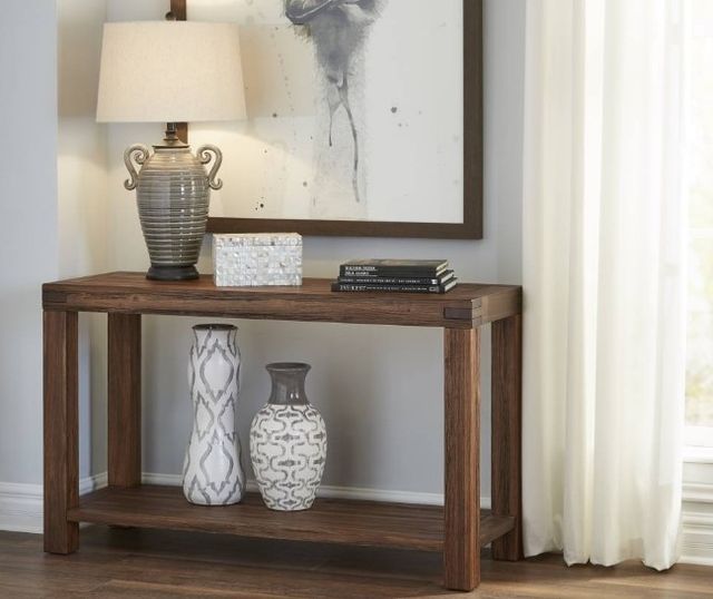 Modus Furniture Meadow Brick Brown Console Table-1