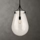 Uttermost® Dewdrop Clear/Matte Black Pendant-1