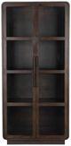 Classic Home Rogers Dark Brown Tall Cabinet-2