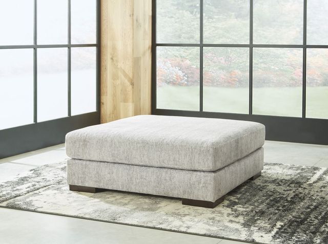 Signature Design by Ashley® Regent Park Pewter Accent Ottoman-1