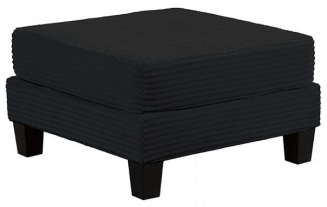 Furniture of America® Moretaine Black Storage Ottoman-0