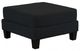 Furniture of America® Moretaine Black Storage Ottoman-0