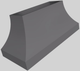 Vent-A-Hood® Designer Series 66" Gunsmoke Island Range Hood-2